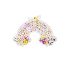 
          Набор для создания украшений-бусины Alingar, 145х90х20мм, "Радуга", 9 вид. бус., 1х1,2 м леска, пластик.пенал радуга