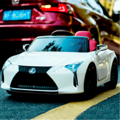 Детский электромобиль "Lexus LC500" JE1618 6V, белый