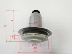 Ротор насоса (WILO BXSL15/6-3C) для BAXI Main Four (арт. 5698270-1, 710872000-1)