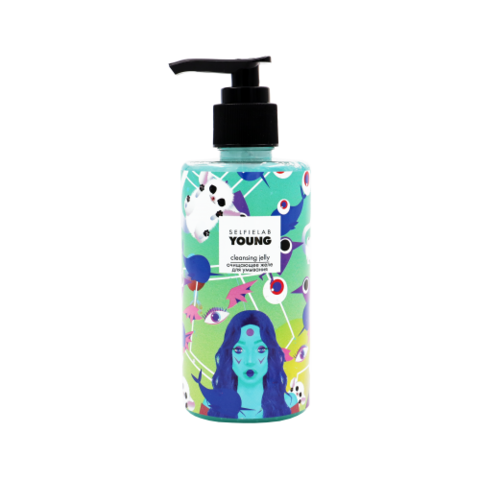 Selfielab YOUNG Желе для умывания очищающее с экстрактами клубники, малины и ананаса 200мл