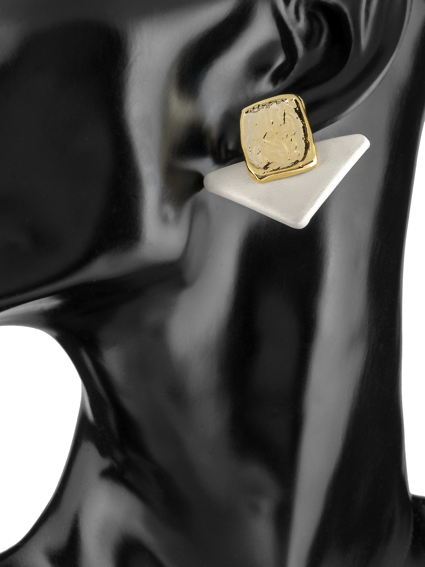 Стильные геометрические серьги