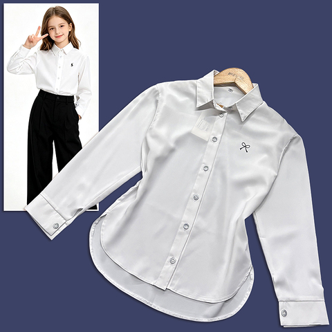 Блуза девочке (8-12) 260419-Y614