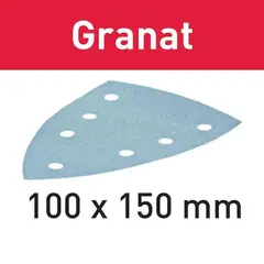 Шлифовальный лист STF DELTA/7 P400 GR/100 Granat FESTOOL 497144