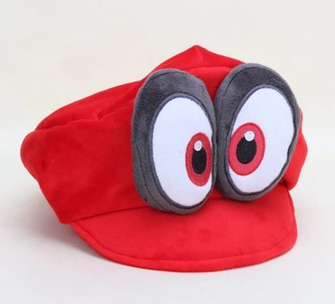 Супер Марио кепка плюшевая с глазками