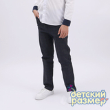 Брюки в клетку (пояс на резинке) / 1871