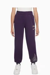 Штаны Nike Kylian Mbappé Club Fleece Junior - фиолетовый