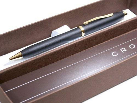 Ручка шариковая Cross Century II, Matte Black GT (2502WG)