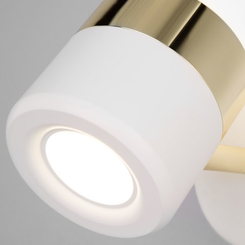 Настенный светодиодный светильник 20165/1 LED золото/белый