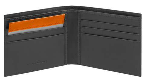 Кошелек мужской Piquadro Bios PU3891BIO/N, чёрный, нейлон (PU3891BIO/N)
