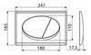 Alcaplast M71 Клавиша смыва для унитаза