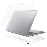 Чехол Hardshell Case для Macbook Air 13,3" (A1369; A1466) (Прозрачный с блестками)