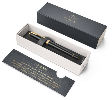 Parker Urban Core - Muted Black GT, перьевая ручка, F*
