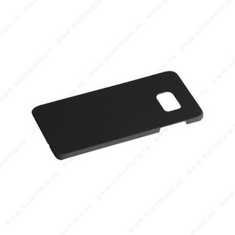 Накладка софт тач для Samsung S6 Edge Plus 6928 черная
