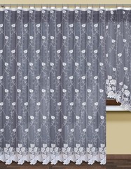 Тюль в гостиную 500*250 белоснежный Haft 304730