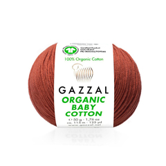 Gazzal Organic Baby Cotton 445 (Терракот)