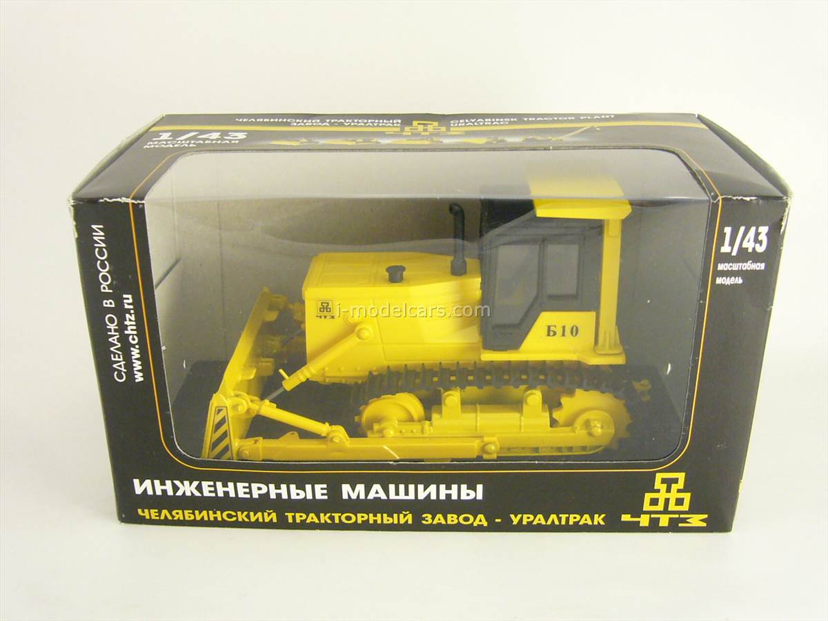 Promtractor MODEL CARS ChTZ UralTrac Bulldozer B10.0010E with hard towbar 1:43 ...