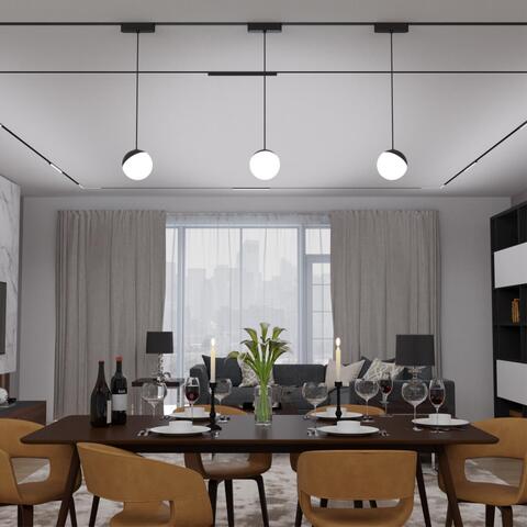 359260 SHINO NT23 052 черный Трековый светильник для низковольтного шинопровода IP20 LED 10W 48V 800Лм 3000К SMAL