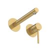 Cezares RELAX-BLI2-2-GM-W0 RELAX-BLI2-2-GM-W0 Смеситель для раковины встраиваемый с внутренней частью, без донного клапана, оружейная сталь