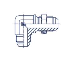 Соединение PD90 JIC 9/16" CAST