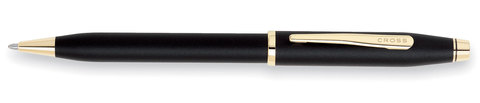 Ручка шариковая Cross Century II, Matte Black GT (2502WG)
