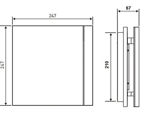 Лицевая панель для вентилятора Soler & Palau Silent 300 Design Silver