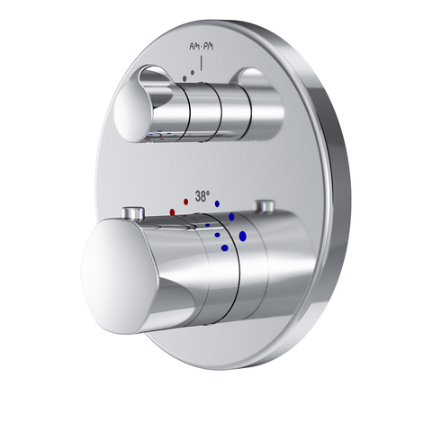 Am.Pm F9075600 Gem смеситель д/душа с термостатом. монтируемый в стену. хром. шт