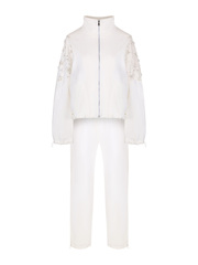 Костюм DROPS с брюками, белый