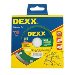 DEXX Multi Universal, 115 мм, (22.2 мм, 7 х 1.8 мм), сегментный алмазный диск (36701-115)