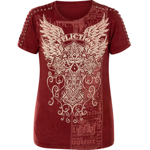 Affliction | Футболка женская DISTANT ANGEL AW23481 перед