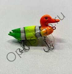 Воблер Rosy Down Wise Duck 70F 70мм, 10гр, загл.0,2-0,5м