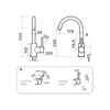 Omoikiri 4994404 Смеситель Shinagawa 2 Plus-WH латунь/белый