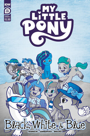 My Little Pony Black White & Blue #1 (One Shot) (Cover A)