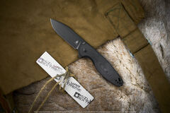 Складной нож Kizer Cozy сталь 154CM Черное Покрытие рукоять G10