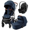 Детская коляска 3в1 Britax Roemer Smile 5Z Night Blue + Baby-Safe Pro Classic | Deep Black