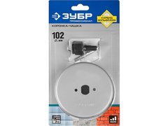 ЗУБР 102 мм, L 25 мм, карбид вольфрама, коронка-чашка, Профессионал (33360-102)