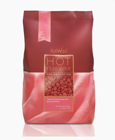 Воск горячий (пленочный)  ITALWAX Роза гранулы 1 кг