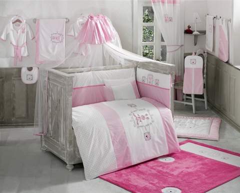 Комплект  из 4-ти предметов серии  Rabitto (pink)