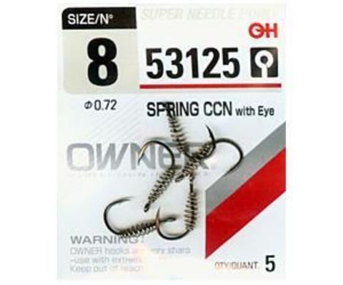 53125 № 8 Крючки Owner  SPRING CCN w/eye/ продажа от 5 уп.