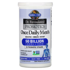 Garden of Life, Dr. Formulated Probiotics, Once Daily Men's, 50 Billion, 30 Vegetarian Capsules