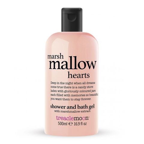 TREACLEMOON | Гель для душа Маршмеллоу / Marshmallow Hearts bath and shower gel, (500 мл)