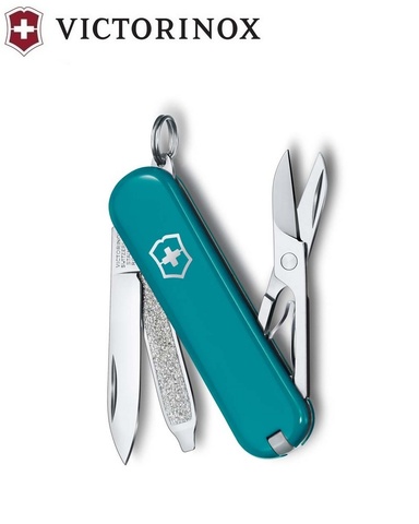 Нож-брелок Victorinox Classic SD Colors, Mountain Lake (0.6223.23G)