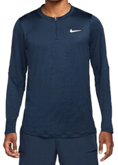 Футболка теннисная tenisowy Nike Dri-Fit Adventage Camisa M - obsidian/obsidian/white