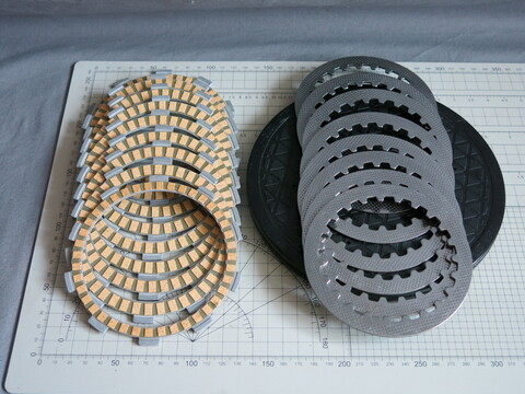 Диски сцепления 8/8+1шт. Yamaha FZ400 1997 D95/115mm s2.0/3.1 10t