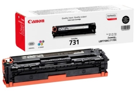 Оригинальный картридж Canon 731Bk 6272B002 черный