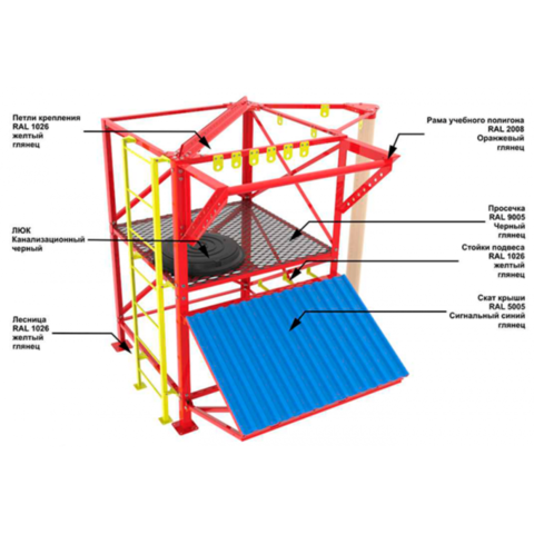 Верхолазный учебно-тренировочный полигон АЛЬПИНИСТ-02