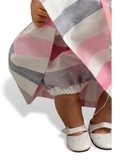 Комплект: платье, панталоны, тапочки и полоска на голову - Детали. Одежда для кукол, пупсов и мягких игрушек.