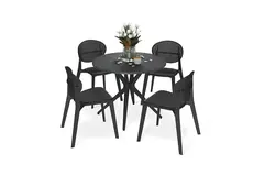 Обеденная группа S-156 каменный уголь / черный