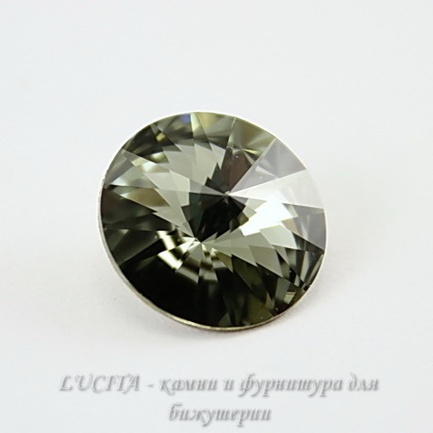 1122 Rivoli Ювелирные стразы Сваровски Black Diamond (14 мм)
