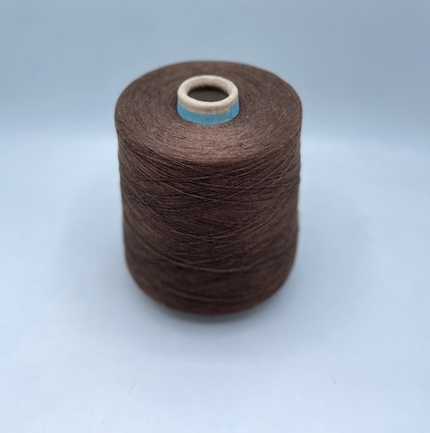 Servizi e seta (пр. Италия), art-Linsee, 2/60 3000м/100гр, 70% Лен, 30% Шелк, цвет- Коричневый, арт.35501