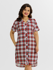 4630 Туника на пуговицах